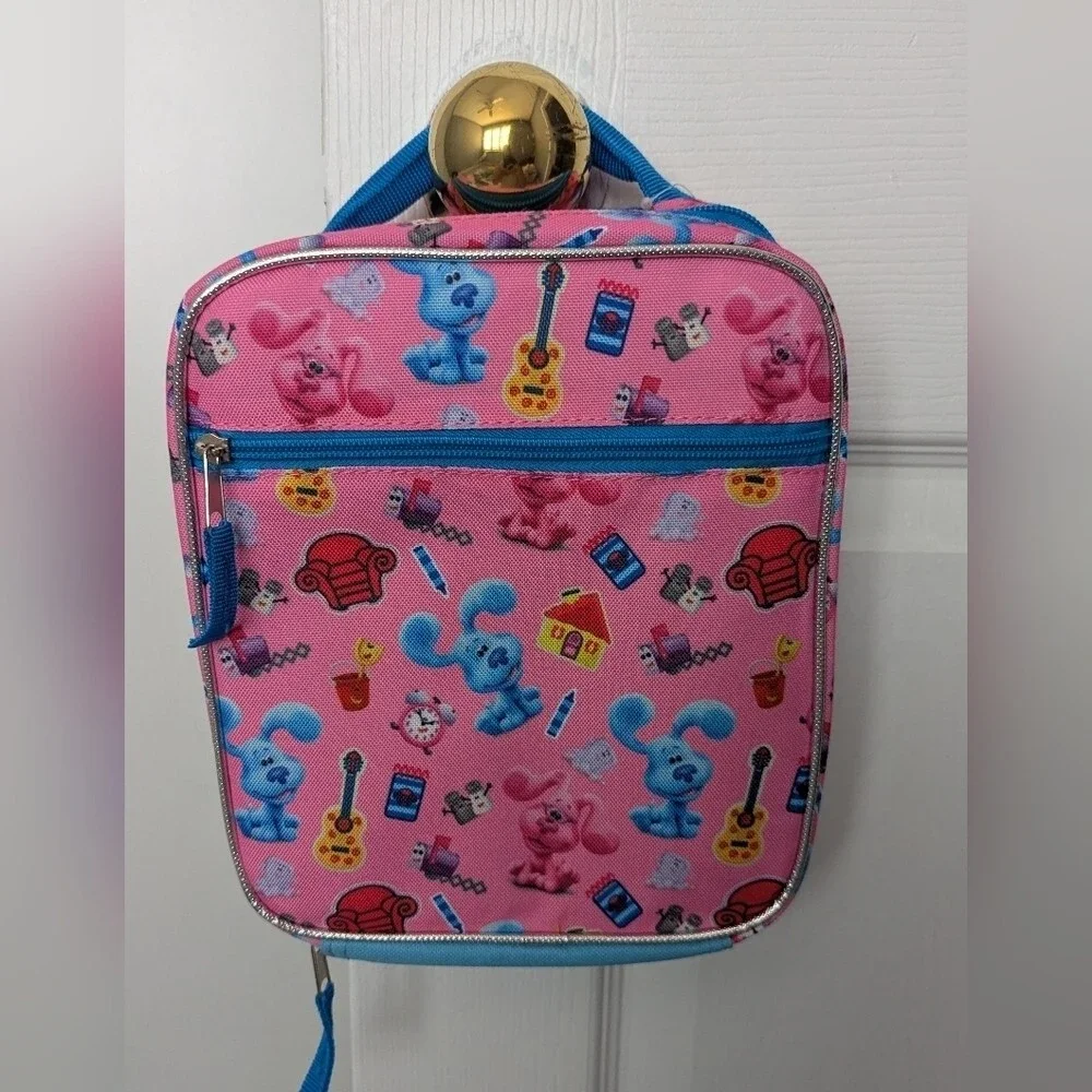 NWT Blue's Clues Character Soft Insulated Lunch Bag/Box Pink&Blue Available